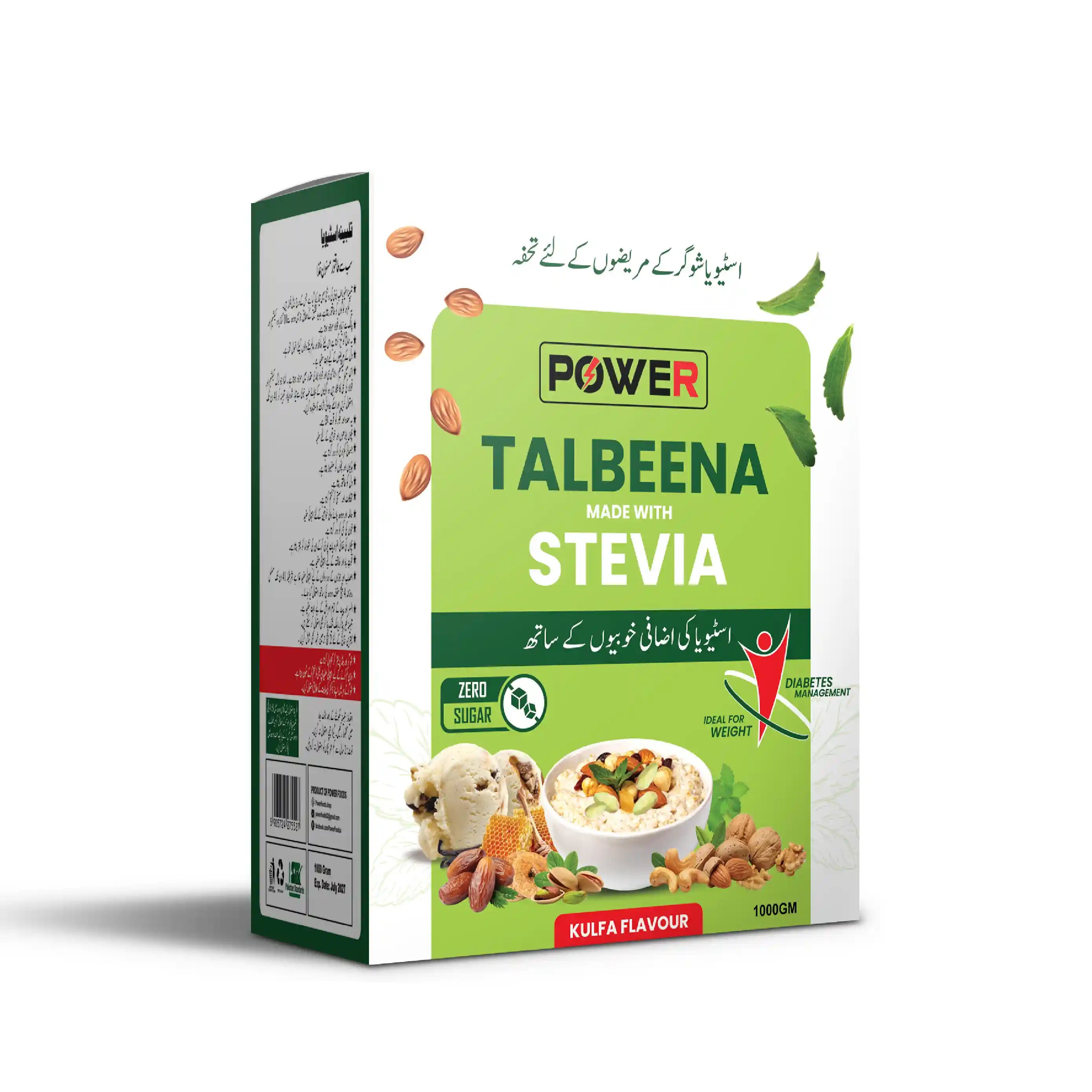 Talbeena made with Stevia