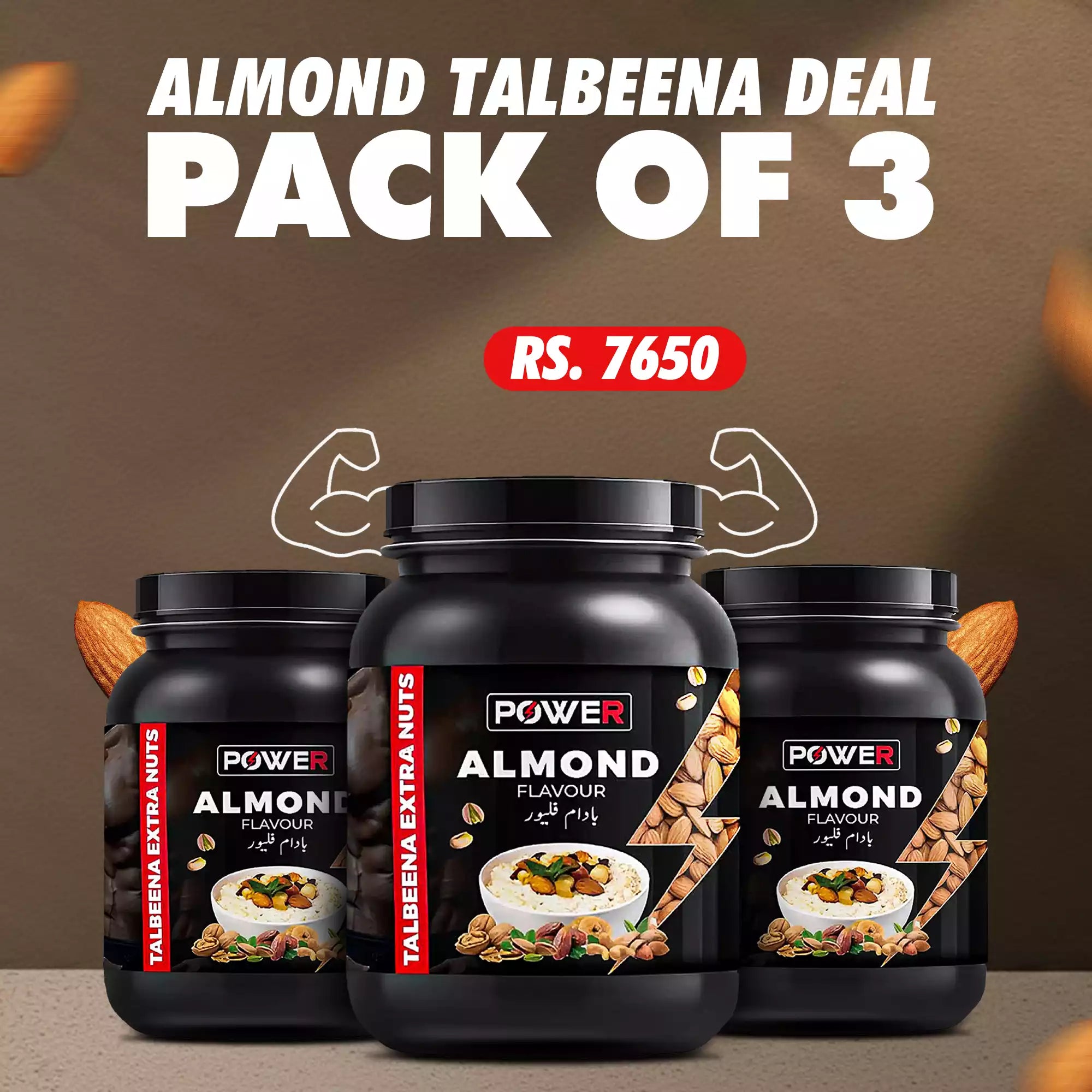 Almond Talbeena (Pack of 03)
