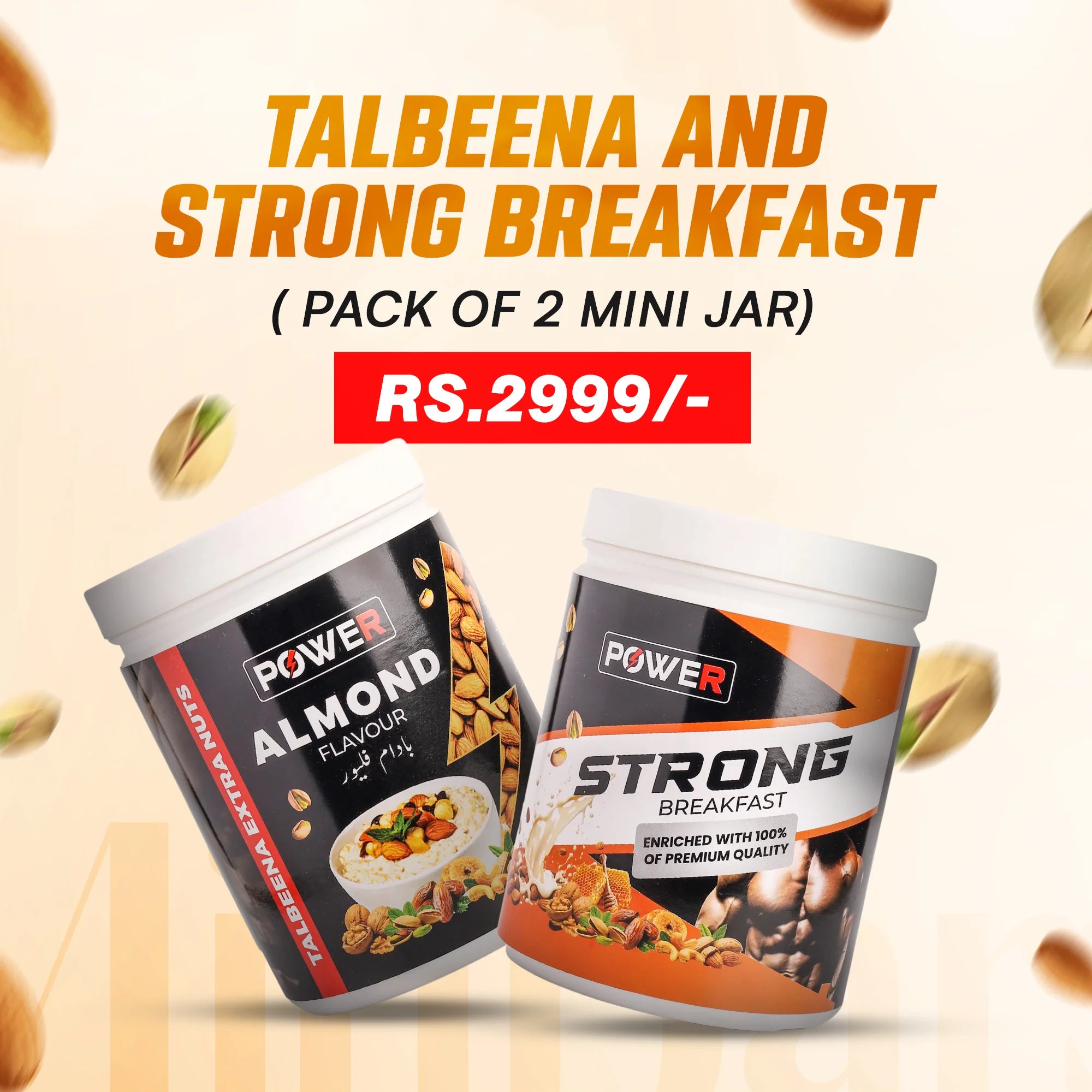 Talbeena & Energy Breakfast Mini Jar (Pack of 02)