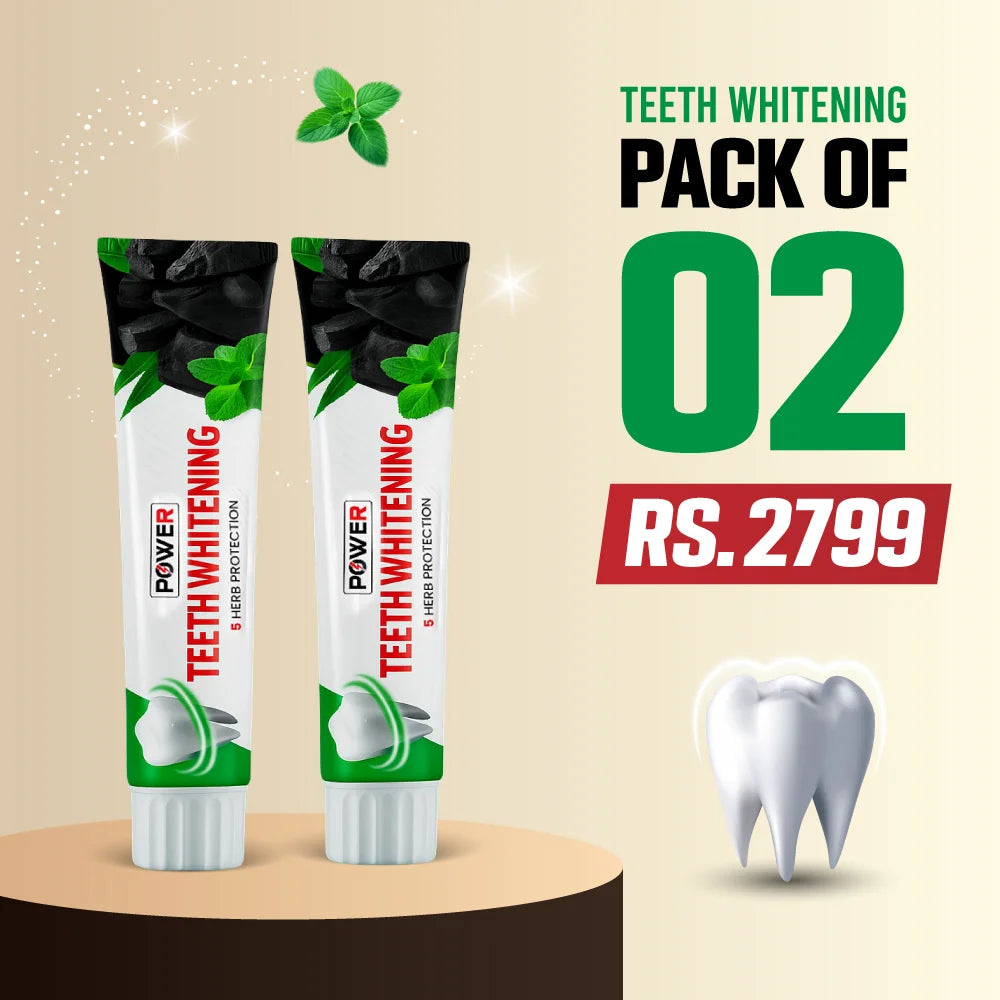 Teeth Whitening Toothpaste (185 gm)